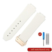 (J02-White-Rose-Z2 26x19mm) For Hublot Yubo High Quality Silicone Waterproof Watch Strap Classic Fusion Big Bang Rubber Men's 26*19mm 24*17mm Accessories