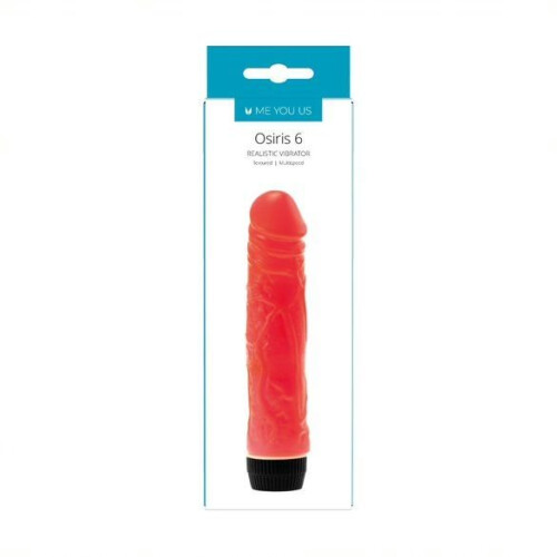 Me You Us Osiris Realistic Vibrator Pink 6 Inch 1