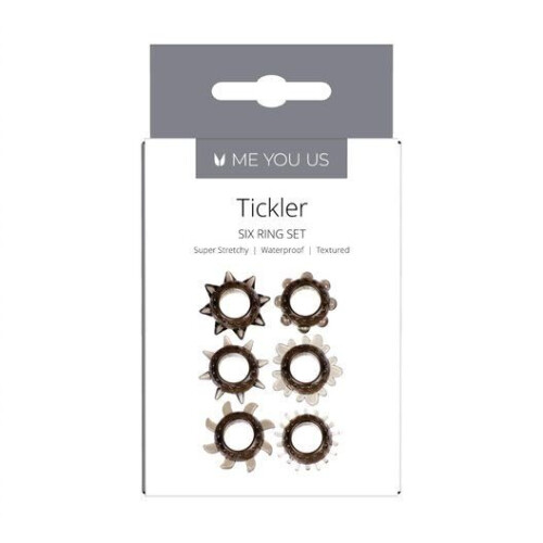 Me You Us Tickler Set Textured Ring Smoke 1