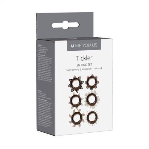 Me You Us Tickler Set Textured Ring Smoke 2