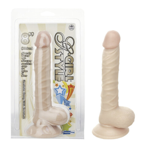 NMC Realistic Dong With Suction Base Flesh 8in 2
