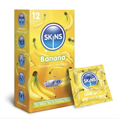 Skins Skins Condoms Banana 12 Pack