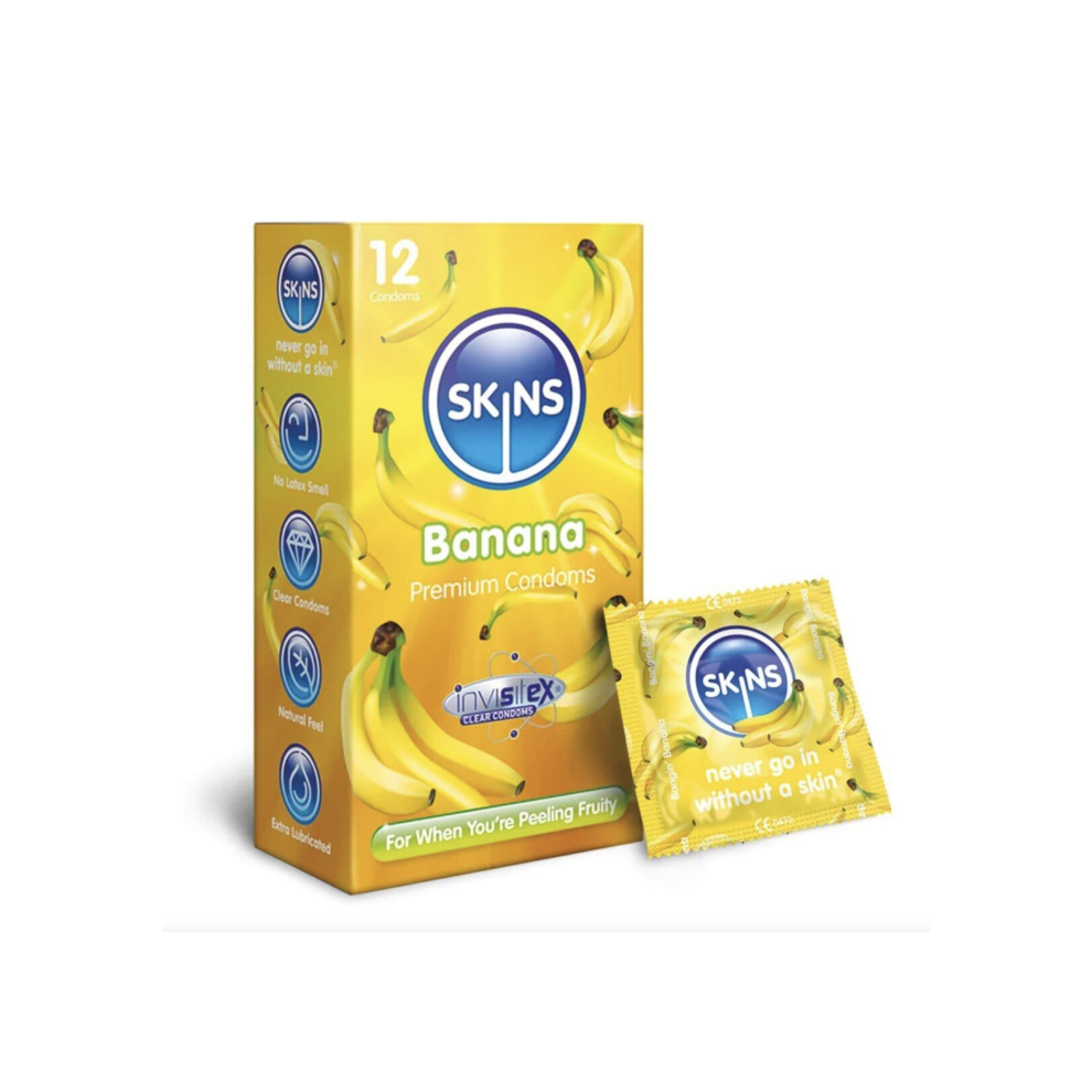Skins Condoms Banana 12 Pack