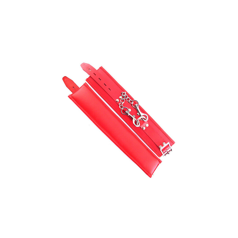 Rouge Garments Red Wrist Cuffs Padded