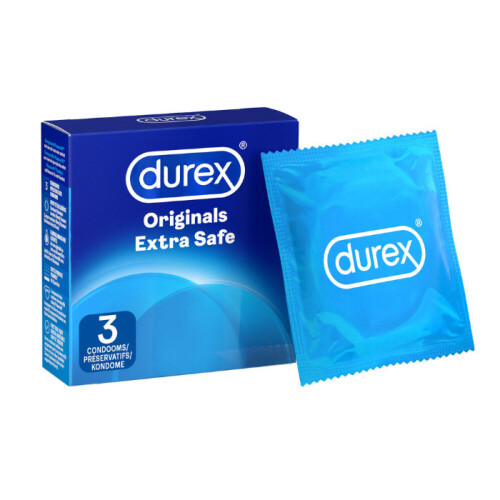 Durex Durex Extra Safe Regular Fit Condoms 3 Pack