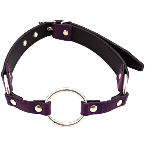 Rouge Garments O Ring Gag Purple 1