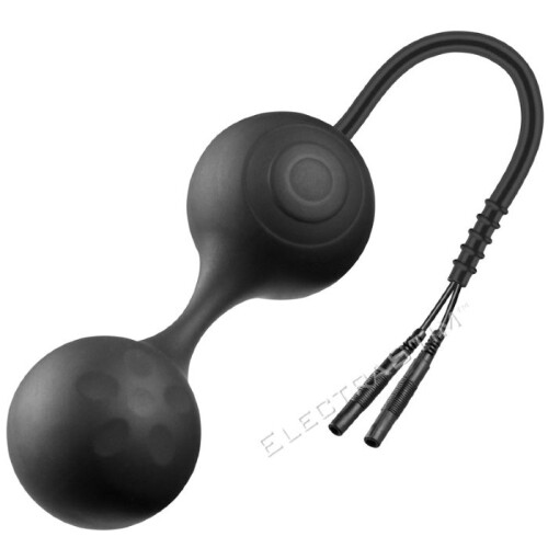 ElectraStim Silicone Noir Lula Electro Jiggle Kegel Balls 2