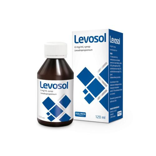 Levosol 6mg/ml, syrup, 120ml, for dry cough