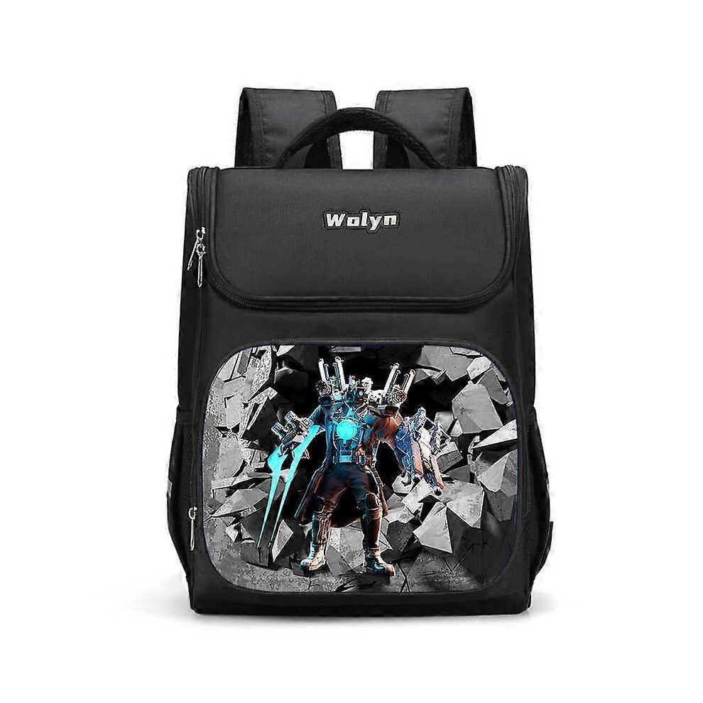 (L, Style 2) New Space Bag Toilet Person Elementary School Student Hollow 3d Backpad Backpack Shoulder Bag Large Capacity Waterproof Belt Reflective S-image-OPC-PG8KJJX-NEW