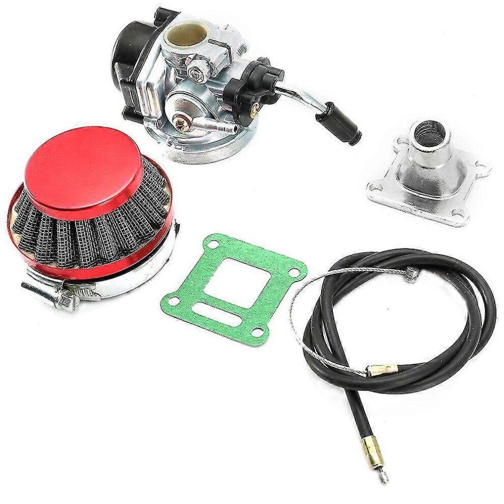 (As Show, One Size) 49Cc 2 Stroke Engine Carburetor Air Filter Accelerator Cable For Pocket Bike Atv 5061429077030