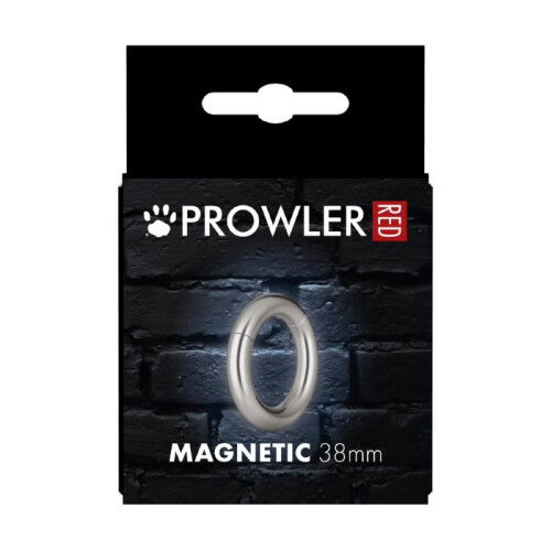 Prowler RED Magnetic Stainless Steel Cock Ring 38mm