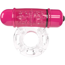 Screaming O 4B Deep Rumbling OWow Vibrating Cock Ring Strawberry
