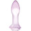 Glas Rosebud Glass Butt Plug 5 Inch 2