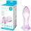 Glas Rosebud Glass Butt Plug 5 Inch 6
