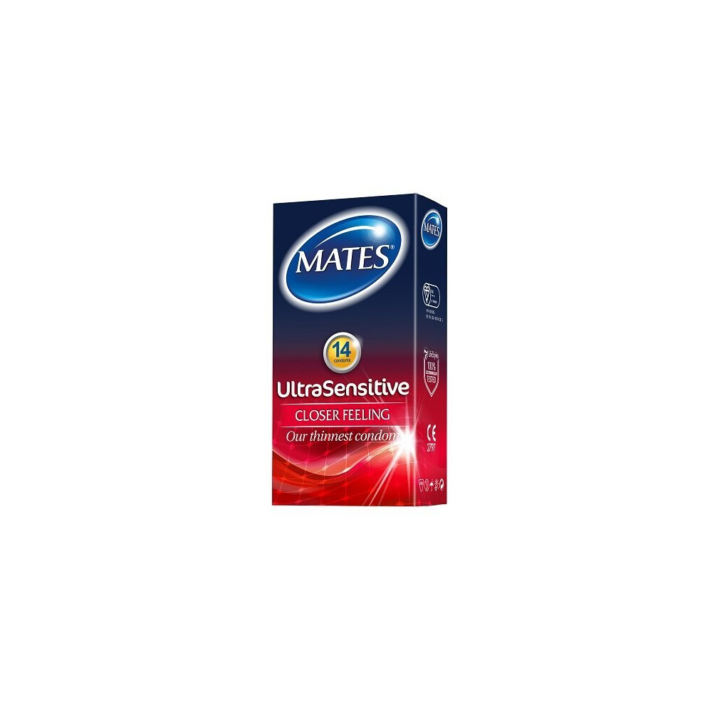 Mates Ultra Sensitive Condoms 14 Pack