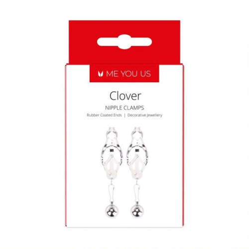 Me You Us Clover Nipple Clamp Silver 1