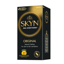 Preservativo sem látex - Manix - Skyn Original - 20 unidades - Ultra-fino - Poliisopreno - 180x53 mm