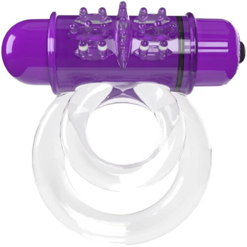 Screaming O 4B Deep Rumbling DoubleO 6 Vibrating Cock Ring Grape