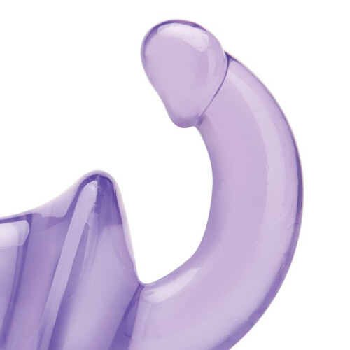 Lux Fetish Strapless Strap-On Purple 5.25 Inch 2