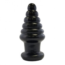 Prowler RED Twisted Tease Butt Plug Black 9 Inch