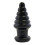 Prowler RED Twisted Tease Butt Plug Black 9 Inch 1