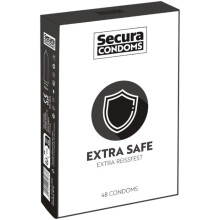 Secura Extra Safe Ekstra Tykke Kondomer 48 stk. Æske