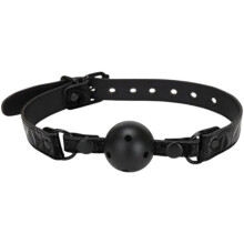 Diamond Collection Beginner's Friendly Ball Gag - Black