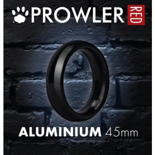 Prowler RED Aluminum Penis Ring Black 45mm
