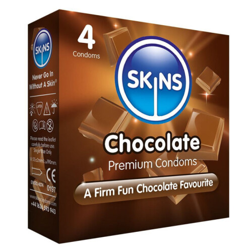Skins Skins Condoms Chocolate 4 Pack