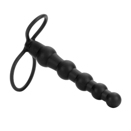 CALEXOTICS - BEADED DUAL PENETRATOR SCHWARZ 2