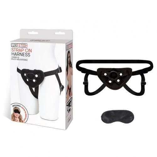 Lux Fetish Strap-On Harness Black