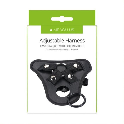 Me You Us Black Adjustable Harness 1
