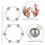 CALEXOTICS - STAHLPERLEN-SILIKONRING-SET 2