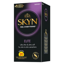 SKYN ELITE Latexfri Fugtige og Tynde Kondomer 20 stk.