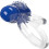 Screaming O 4B Deep Rumbling DoubleO 6 Vibrating Cock Ring Blueberry 3