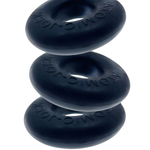 Oxballs Ringer Silicone Cock Ring Special Edition Night (3 Pack) 2