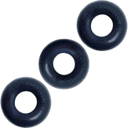 Oxballs Ringer Silicone Cock Ring Special Edition Night (3 Pack)