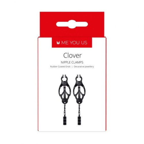 Me You Us Clover Nipple Clamp Black 1
