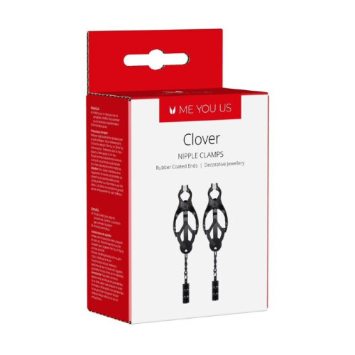 Me You Us Clover Nipple Clamp Black 2