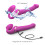 Strap-On-Me Multi Orgasm Rechargeable Remote Control Vibrating Strapless Strap-On Fuchsia M 5