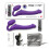 Strap-On-Me Rechargeable Remote Control Vibrating Strapless Strap-On Purple M 5