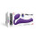 Strap-On-Me Rechargeable Remote Control Vibrating Strapless Strap-On Purple M 6