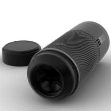 Arcwave Pow Silicone Dual-Entrance Suction Control Male Masturbator Black