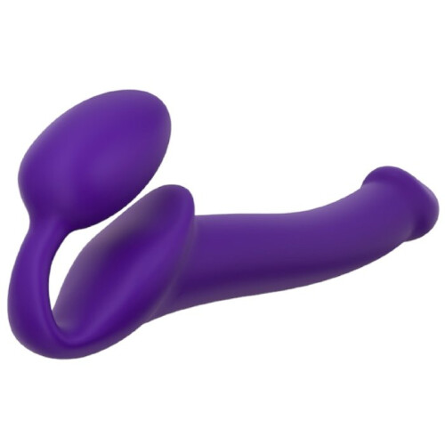 Strap-On-Me Silicone Bendable Strapless Strap-On Purple M 1