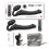Strap-On-Me Rechargeable Remote Control Vibrating Strapless Strap-On Black M 5