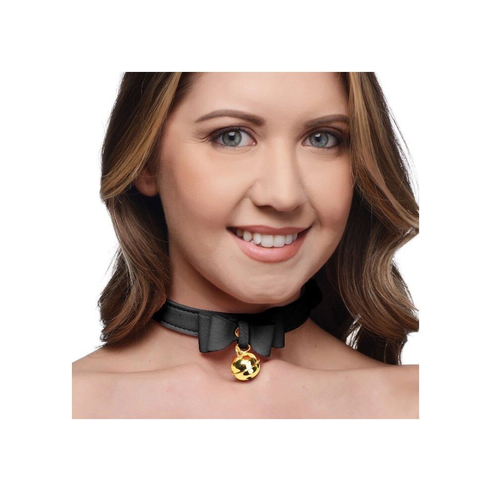 Master Series Golden/Black/Gold Kitty Cat Bell Collar
