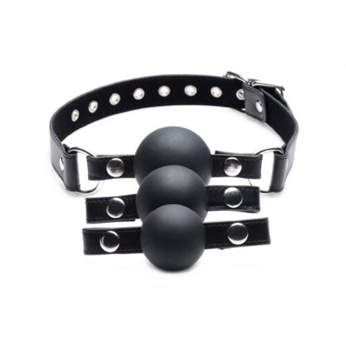 Interchangeable Silicone Ball Gag Set 1