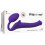 Strap-On-Me Silicone Bendable Strapless Strap-On Purple S 4