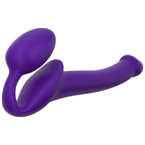 Strap-On-Me Silicone Bendable Strapless Strap-On Purple S 1