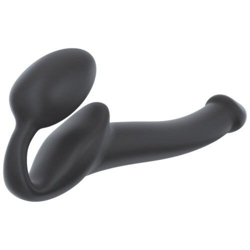 Strap-On-Me Silicone Bendable Strapless Strap-On Black S 1
